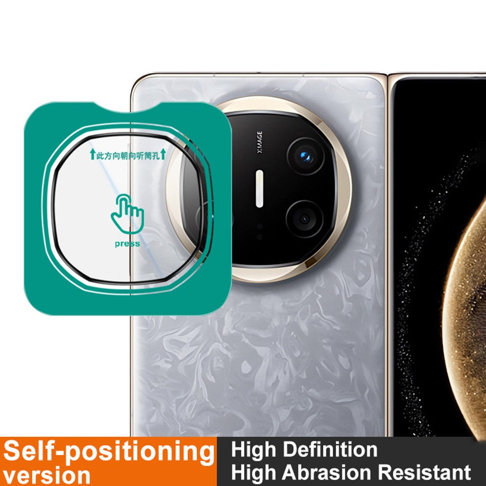 IMAK For Huawei Mate X6 Camera Lens Protector Tempered Glass Lens Film with Self Positioning Frame