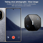 IMAK For Huawei Mate X6 Camera Lens Protector Tempered Glass Lens Film with Self Positioning Frame