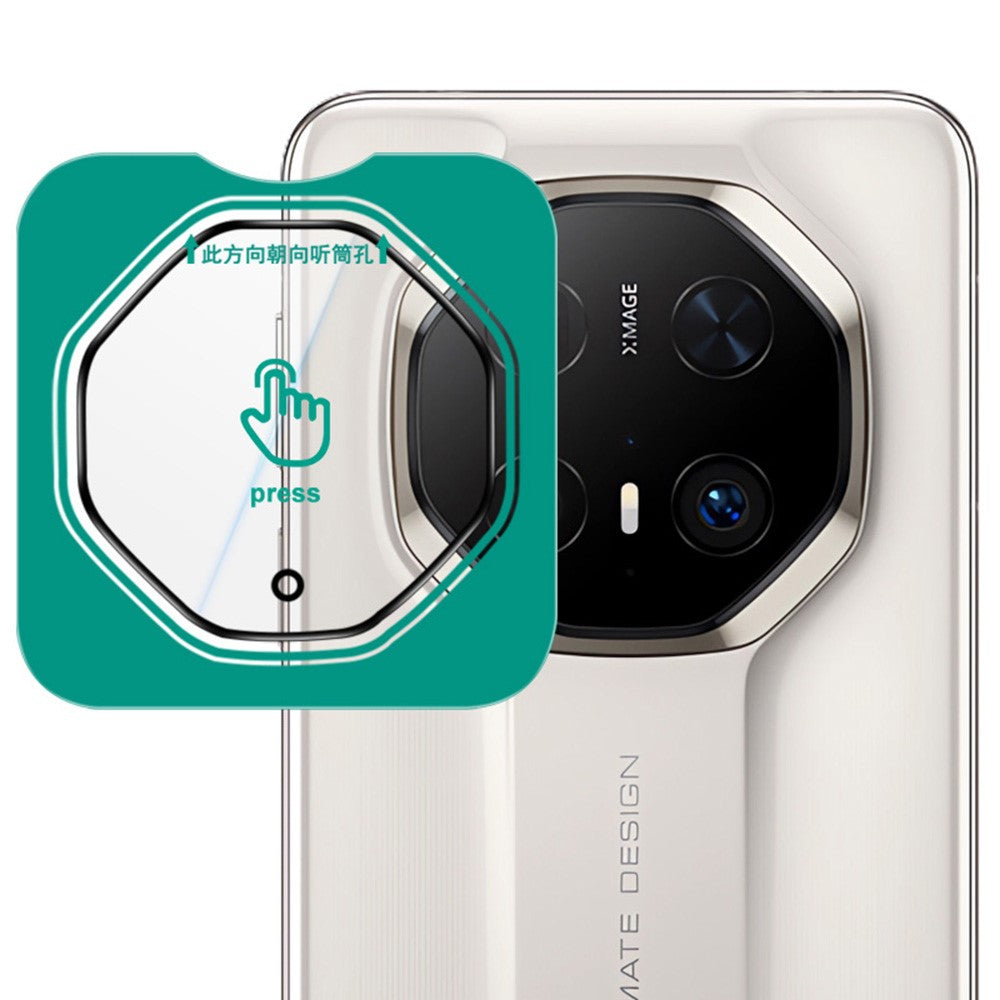 IMAK For Huawei Mate 70 RS Ultimate Camera Lens Protector Tempered Glass Lens Film with Self Positioning Frame
