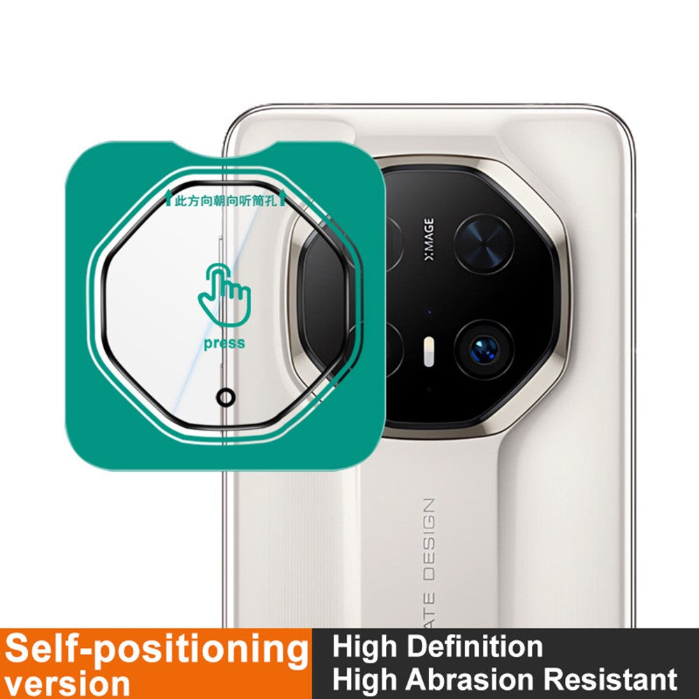 IMAK For Huawei Mate 70 RS Ultimate Camera Lens Protector Tempered Glass Lens Film with Self Positioning Frame