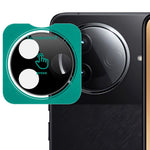 IMAK For Xiaomi Poco F7 Pro 5G / Redmi K80 5G Tempered Glass Camera Lens Protector with Self Positioning Frame (Black Version)