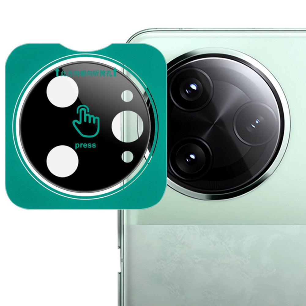 IMAK For Xiaomi Poco F7 Ultra 5G / Redmi K80 Pro 5G / K80 Pro Champion Edition Tempered Glass Camera Lens Protector with Frame (Black Version)