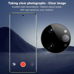 IMAK For Xiaomi Poco F7 Ultra 5G / Redmi K80 Pro 5G / K80 Pro Champion Edition Tempered Glass Camera Lens Protector with Frame (Black Version)