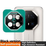 IMAK For Huawei Mate 70 RS Ultimate Tempered Glass Camera Lens Protector with Self Positioning Frame (Black Version)