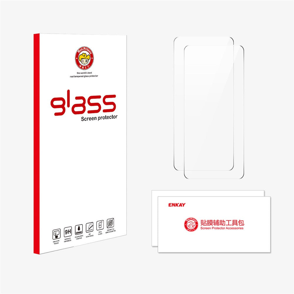 ENKAY HAT PRINCE 2Pcs For Xiaomi Redmi Note 14 5G Screen Protector Anti-Explosion Protective Film