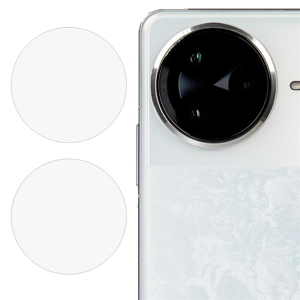 2 st. kameralinsskydd i 2,5D-härdat glas för Xiaomi Redmi K80 5G / K80 Pro 5G / Poco F7 Pro 5G / Poco F7 Ultra 5G