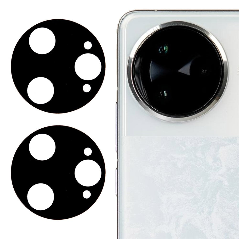 2Pcs For Xiaomi Poco F7 Ultra 5G / Redmi K80 Pro 5G Camera Lens Protector Silk Printing Tempered Glass Rear Lens Film