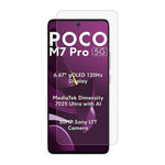 AMORUS For Xiaomi Poco M7 Pro 5G Screen Protector 2.5D Arc Edge 9H High Aluminum-Silicon Glass Film