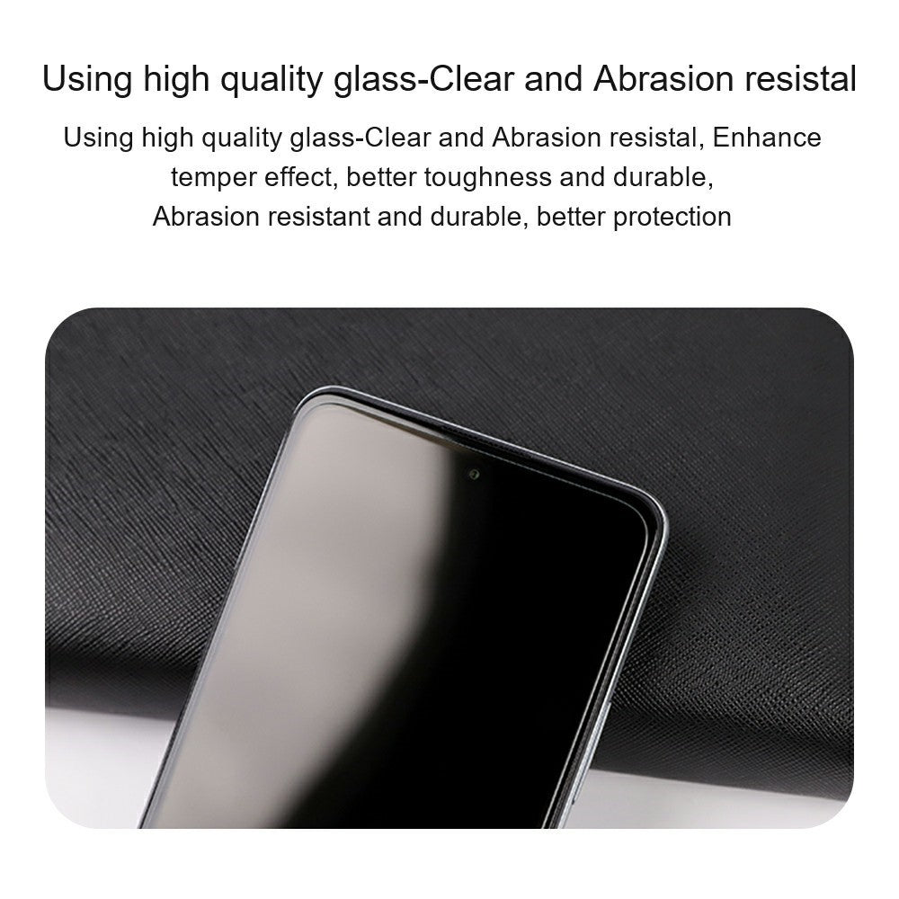 AMORUS For Xiaomi Poco M7 Pro 5G Screen Protector 2.5D Arc Edge 9H High Aluminum-Silicon Glass Film