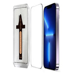 For iPhone 13 Pro / 13 Tempered Glass HD Clear Screen Protector with Automatic Dust Removal Tool