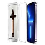 iPhone 13 Pro Max Härdat Glas HD Klart Skärmskydd med Automatiskt Dammborttagningsverktyg