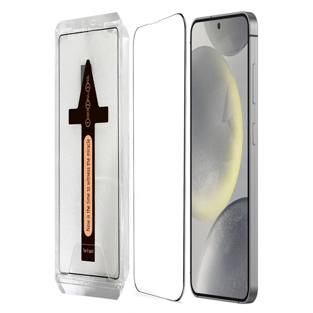 For Samsung Galaxy S24+ Tempered Glass HD Clear Screen Protector with Automatic Dust Removal Tool