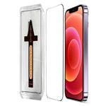 For iPhone 12 Pro / 12 Tempered Glass HD Clear Screen Protector with Automatic Dust Removal Tool