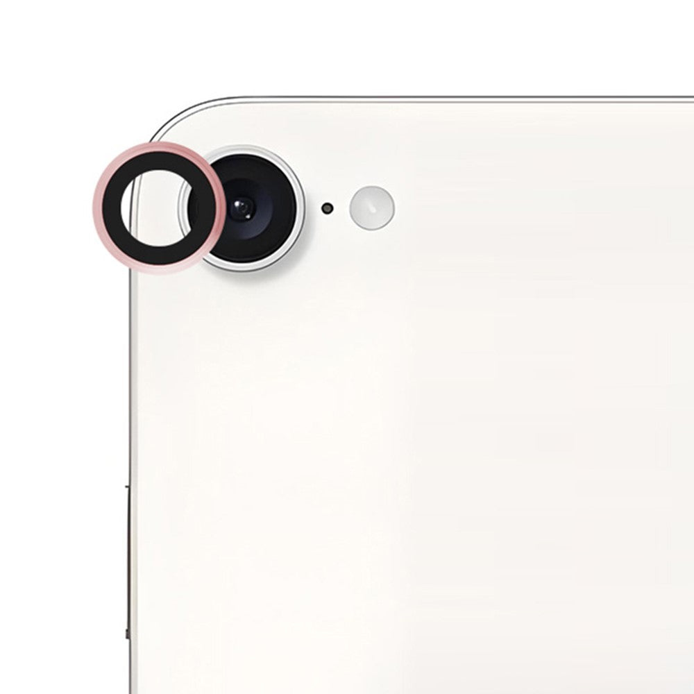 RURIHAI Til iPhone 17e / 16e Kameralinsebeskytter Hærdet Glas Metalring Linsefilm