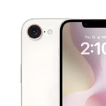 RURIHAI Til iPhone 17e / 16e Kameralinsebeskytter Hærdet Glas Metalring Linsefilm