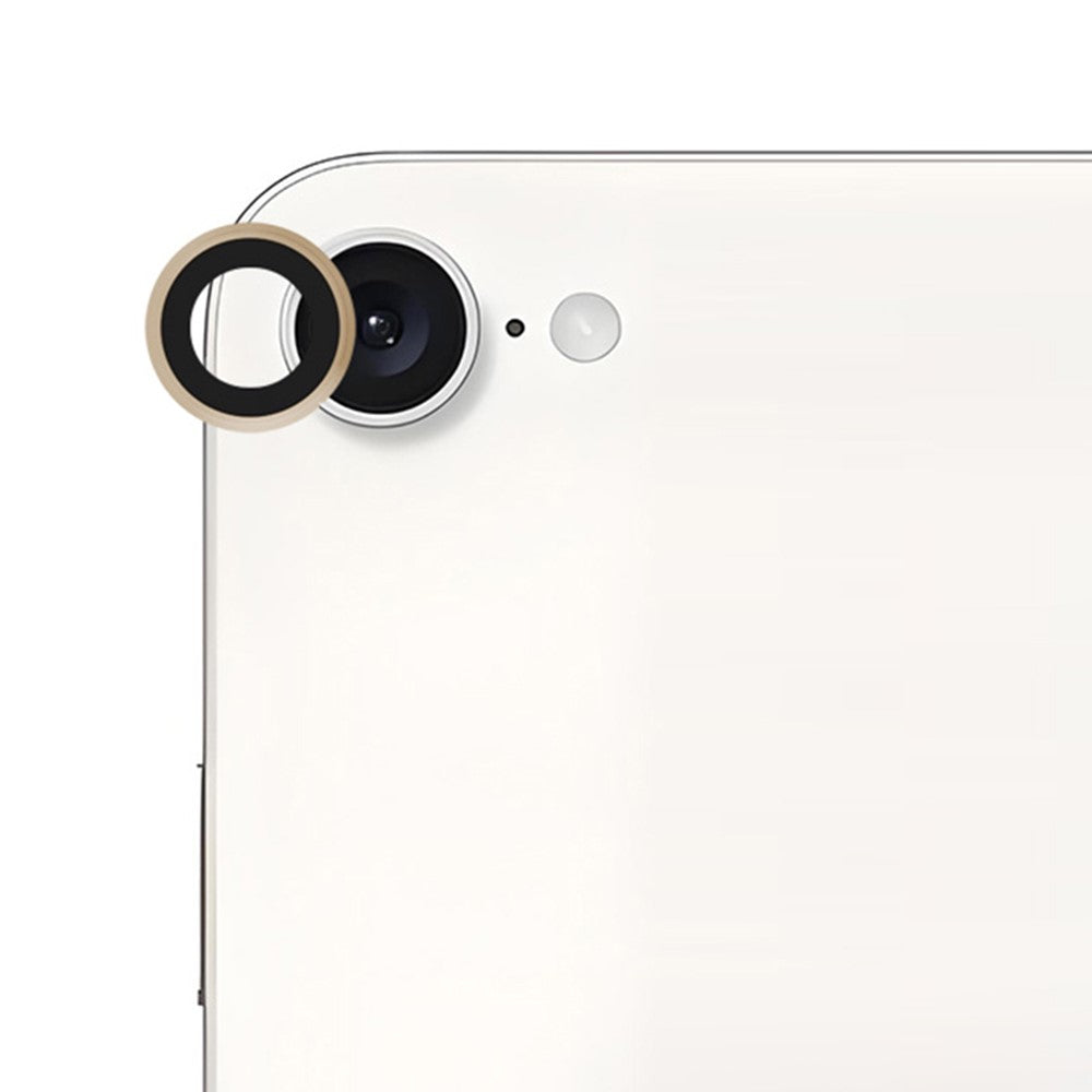 RURIHAI Til iPhone 17e / 16e Kameralinsebeskytter Hærdet Glas Metalring Linsefilm