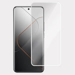 For Xiaomi 14 / 13 Screen Protector Full Glue Electroplated White Edge High Aluminum Silicone Glass Film