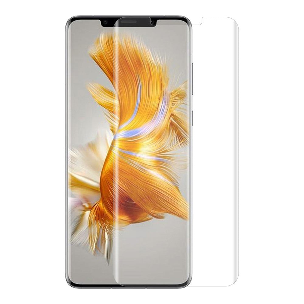 ENKAY HAT PRINCE för Huawei Mate 50 Pro 4G HD 3D-böjd skärmskydd heltäckande känslig pekskärm varmböjande PET-film