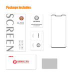 ENKAY HAT PRINCE För Huawei Mate 50 Pro 4G Härdat Glas Film 3D Böjd Sidolim HD Helskärmsskydd Stöder Fingeravtryckslåsning