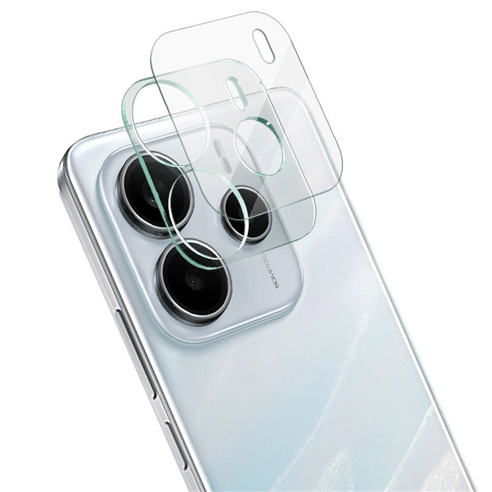 IMAK For Xiaomi Redmi Note 14 5G Tempered Glass Camera Lens Protector + Acrylic Lens Cap