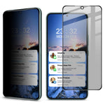 IMAK Skærmbeskytter til Samsung Galaxy S22 5G / S23 Anti-spion Hærdet Glas Film Fuld Lim Fuld Dækning Følsom Berøringsskærm Film