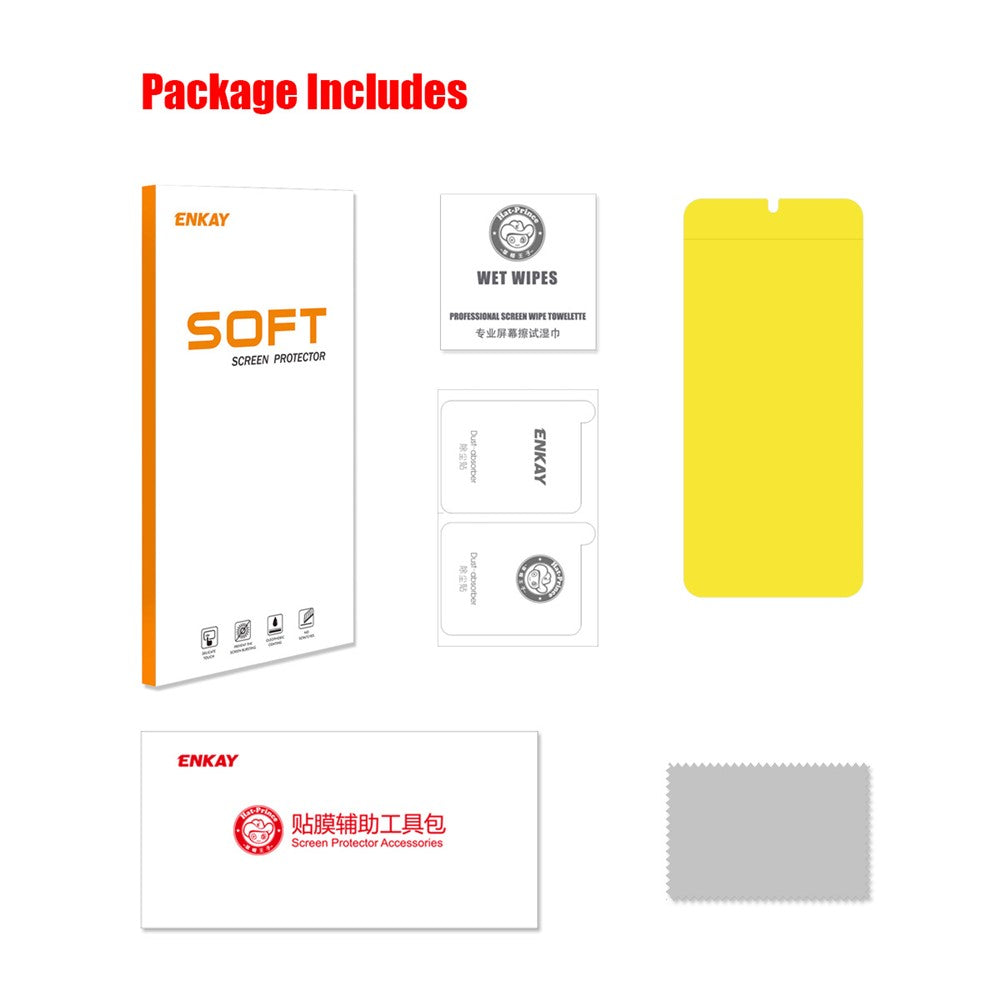 ENKAY HAT PRINCE For Xiaomi Redmi Note 14 5G   Screen Protector Ultra Clear Soft Hydrogel Film