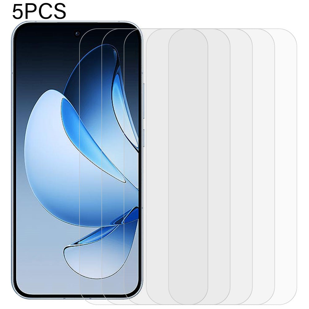 5 st för Oppo Reno13 5G (Global) skärmskydd 0,3 mm 2,5D härdat glas klar film