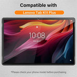 For Lenovo Tab K11 Plus hærdet glas skærmbeskytter 2.5D lige kant skærmfilm