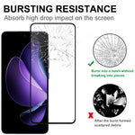 For Oppo Reno13 F 5G (Reno 13 FS 5G) / 4G AGC Tempered Glass with Black Edge Full Glue Full Coverage Screen Protector