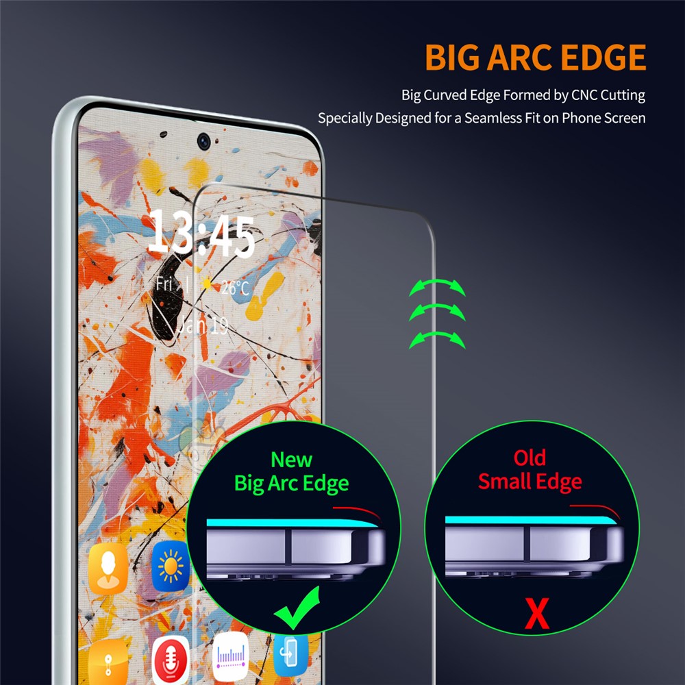 ENKAY HAT PRINCE For Honor Magic7 5G Screen Protector   0.18mm Ultra Thin High Aluminium-Silicon Glass Film Support Unlock