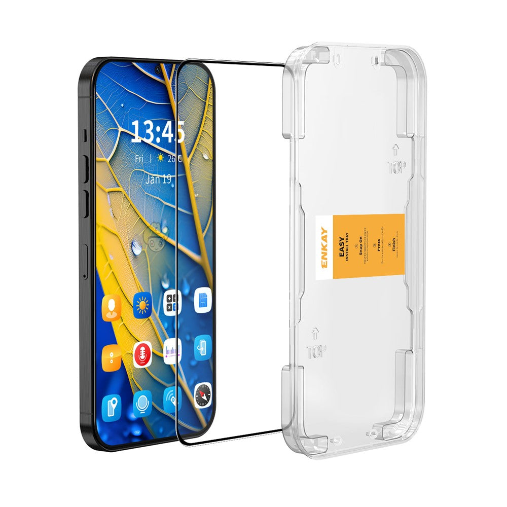 ENKAY HAT PRINCE For Honor X60 5G HD Clear Film   Tempered Glass Screen Protector with Installation Tool