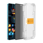 ENKAY HAT PRINCE For Honor X60 5G Anti-Spy Film   Silk Printing Tempered Glass Screen Protector with Installation Tool