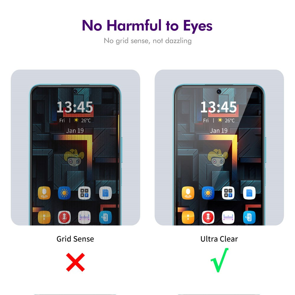 ENKAY HAT PRINCE For Huawei Mate 70 Anti-Spy Film   Silk Printing Tempered Glass Screen Protector with Installation Tool