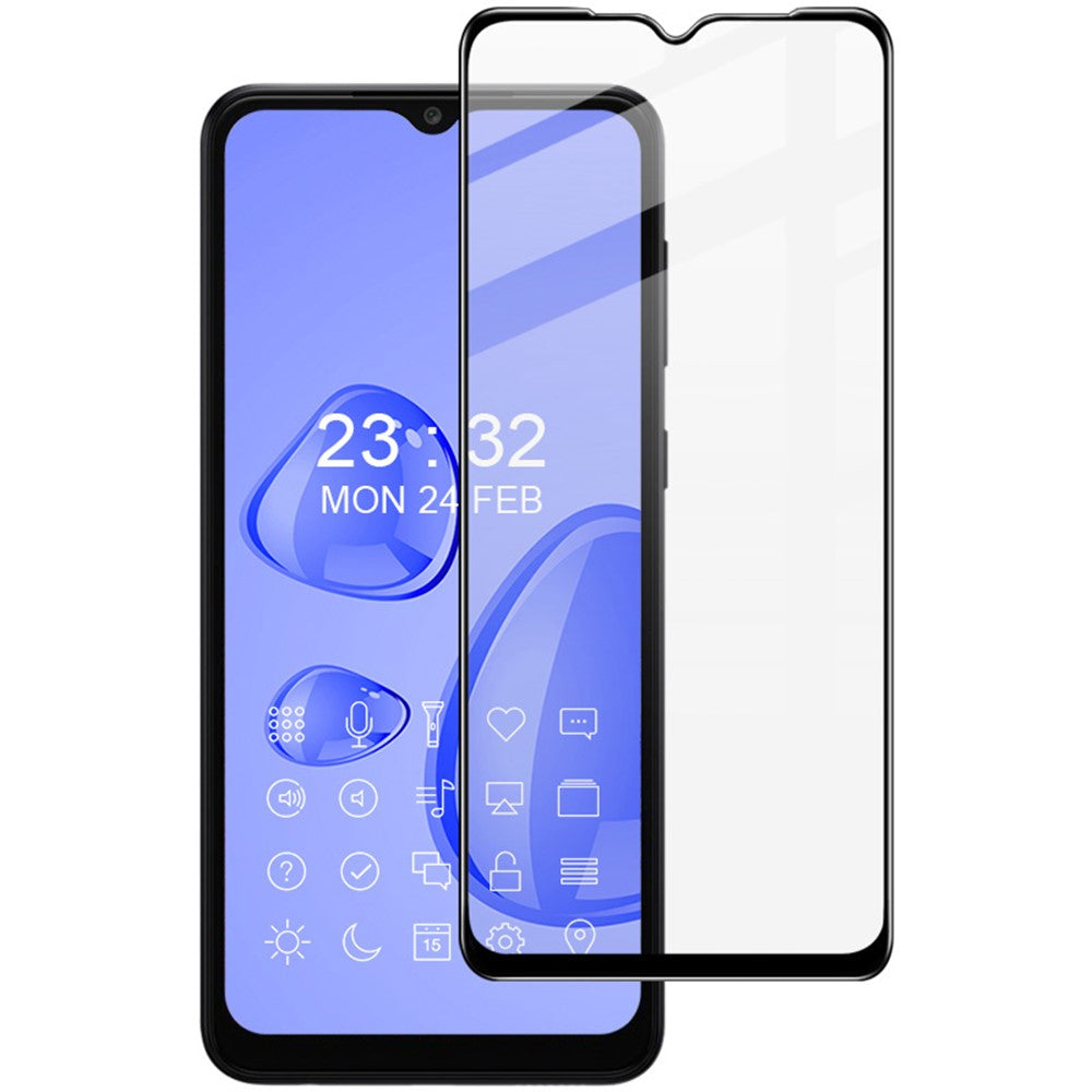 IMAK Pro+ Series for Samsung Galaxy A04 4G (164.4 x 76.3 x 9.1 mm) Sensitive Touch Screen Protector HD Full Coverage Full Glue Protective Tempered Glass Film
