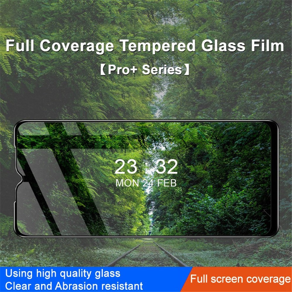 IMAK Pro+ Series for Samsung Galaxy A04 4G (164.4 x 76.3 x 9.1 mm) Sensitive Touch Screen Protector HD Full Coverage Full Glue Protective Tempered Glass Film