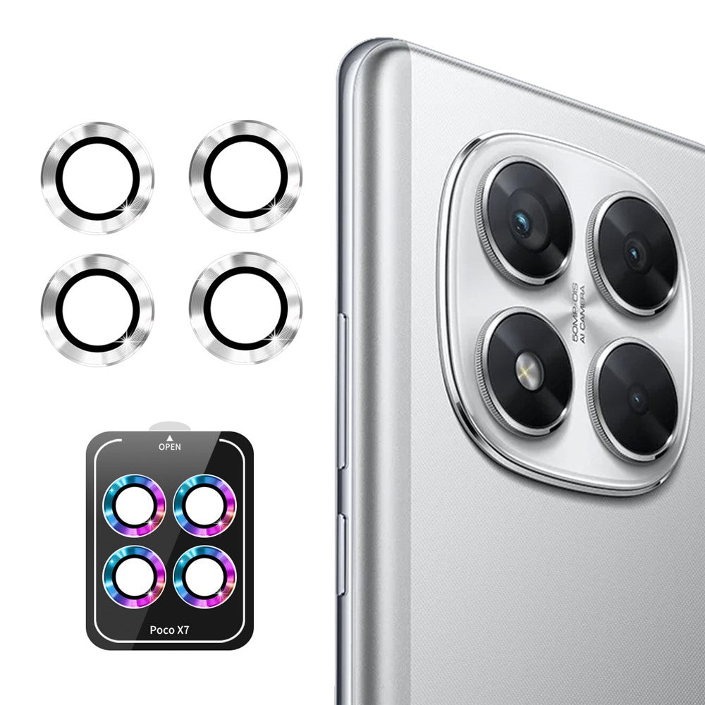 ENKAY HAT PRINCE For Xiaomi Poco X7 5G Camera Lens Protector  Metal Ring Lens Film