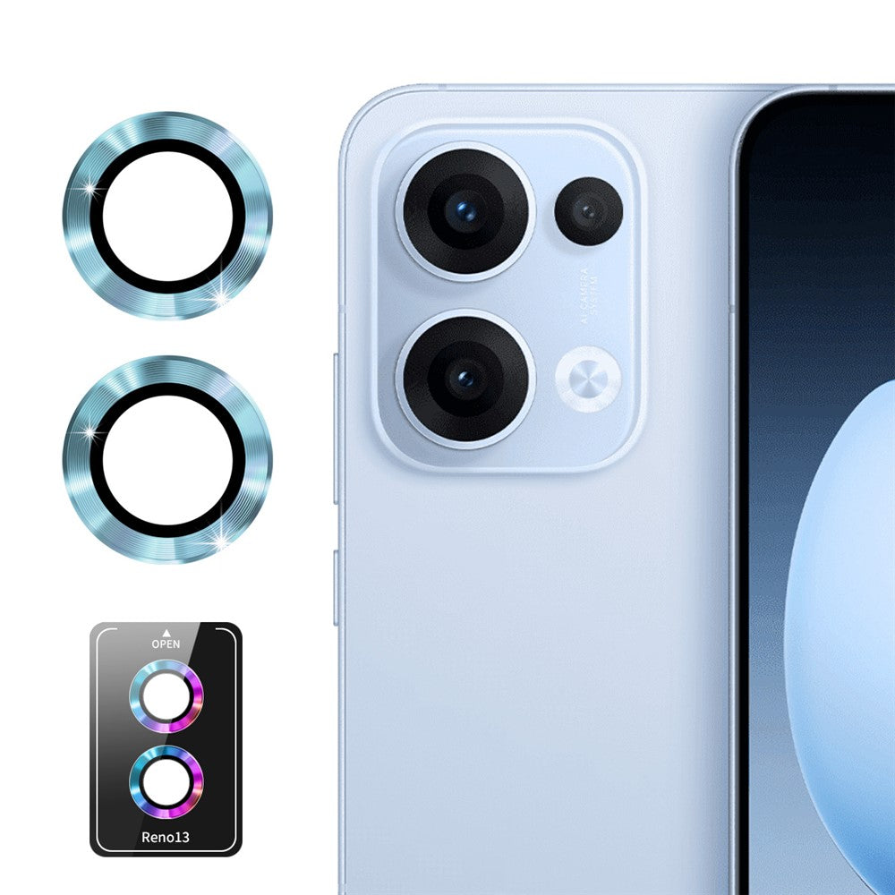 ENKAY HAT PRINCE För Oppo Reno13 5G (Global) Kameralinsskydd Metallring Linsfilm