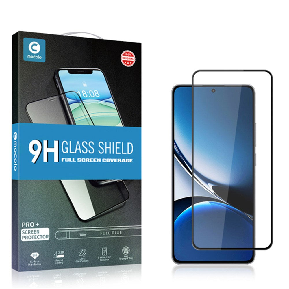 MOCOLO För Xiaomi Redmi Turbo 4 5G / Turbo 3 5G Skärmskydd Anti-Shatter Silk Print Härdat Glas Film