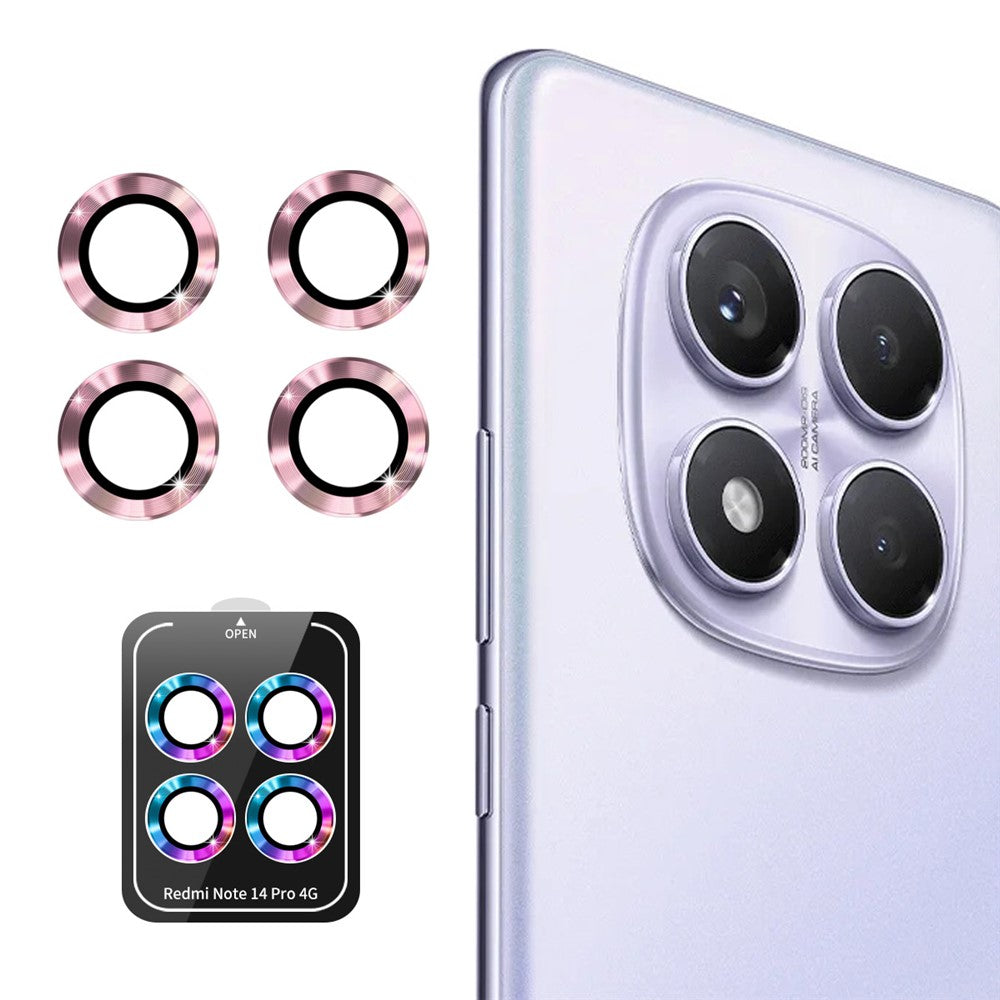 ENKAY HAT PRINCE For Xiaomi Redmi Note 14 Pro 4G Camera Lens Protector  Metal Ring Lens Film
