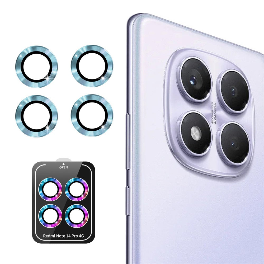 ENKAY HAT PRINCE For Xiaomi Redmi Note 14 Pro 4G Camera Lens Protector  Metal Ring Lens Film