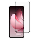 Oppo Reno13 F 5G (Reno 13 FS 5G) / 4G skærmbeskytter med silketryk, fuldklæbende skærmfilm i hærdet glas
