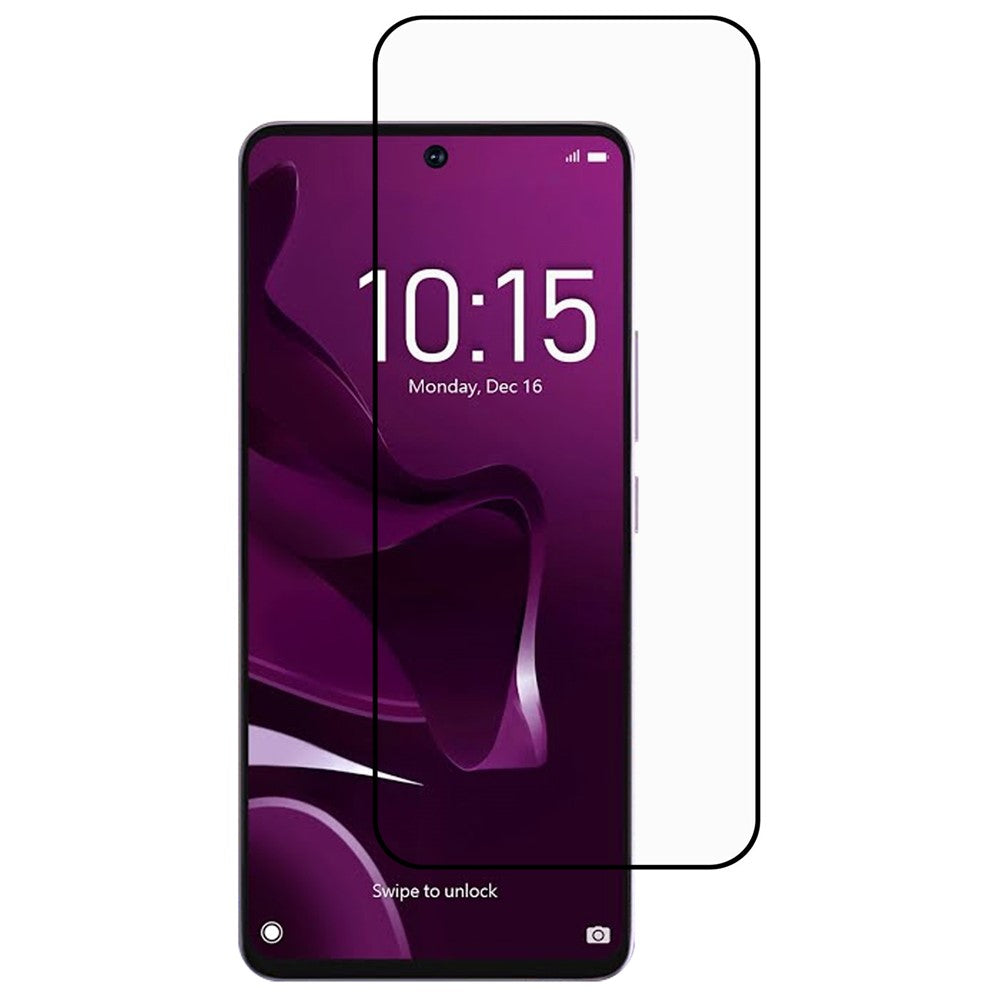For Xiaomi Poco M7 Pro 5G Screen Protector Silk Printing Full Glue Tempered Glass Screen Film