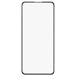 For Oppo Reno8 Lite 5G Silk Printing Anti-explosion Tempered Glass Screen Protector Scratch-resistant Full Glue Full Covering Screen Film