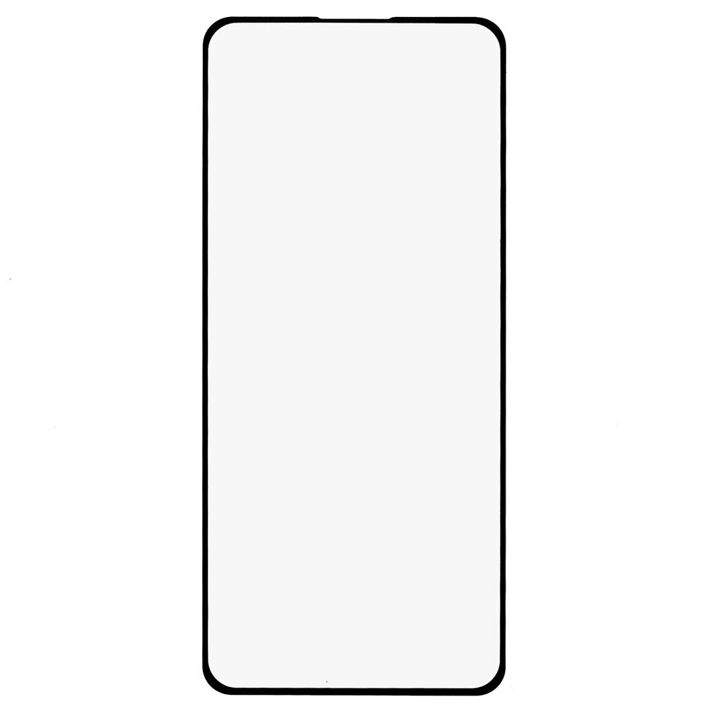 For Oppo Reno8 Lite 5G Silk Printing Anti-explosion Tempered Glass Screen Protector Scratch-resistant Full Glue Full Covering Screen Film