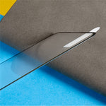 For Oppo Reno8 Lite 5G Silk Printing Anti-explosion Tempered Glass Screen Protector Scratch-resistant Full Glue Full Covering Screen Film