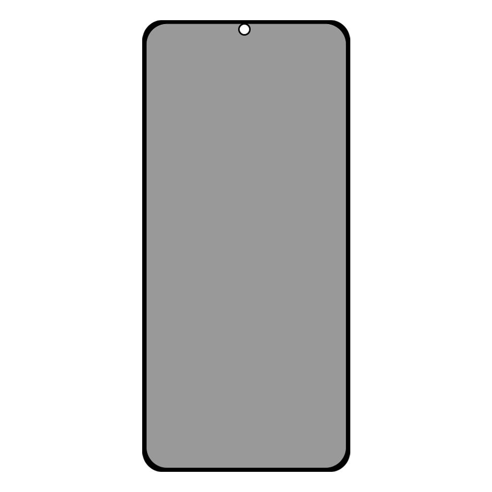 For Xiaomi Poco M7 Pro 5G Anti-Peep Full Covering Screen Protector Silk Printing Tempered Glass Film