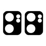 2 st för Oppo Reno13 F 5G (Reno 13 FS 5G) / 4G kameralinsskydd sidentryck linsfilm 3D bågkant