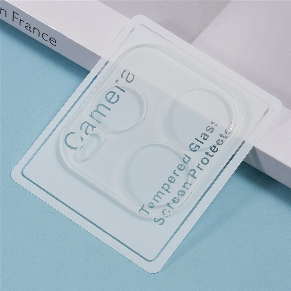 2Pcs For Xiaomi Redmi Note 14 4G (163.25mm) / (164.84mm) Camera Lens Protector 3D Arc Edge Anti-Scratch Tempered Glass Lens Film