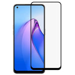 Full Covering Screen Protector For Oppo Reno8 5G (Global Version), Anti-explosion Full Glue Silk Printing HD Tempered Glass Screen Film