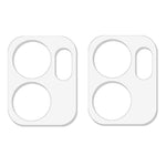 2 stk. kameralinsebeskyttere i 3D-hærdet glas med buede kanter og ridsefast linsefilm til Oppo Reno13 F 5G (Reno 13 FS 5G) / 4G